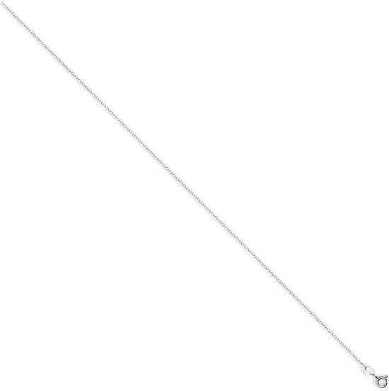 Silver 1.2mm Diamond Cut Belcher Chain - 16 Inch